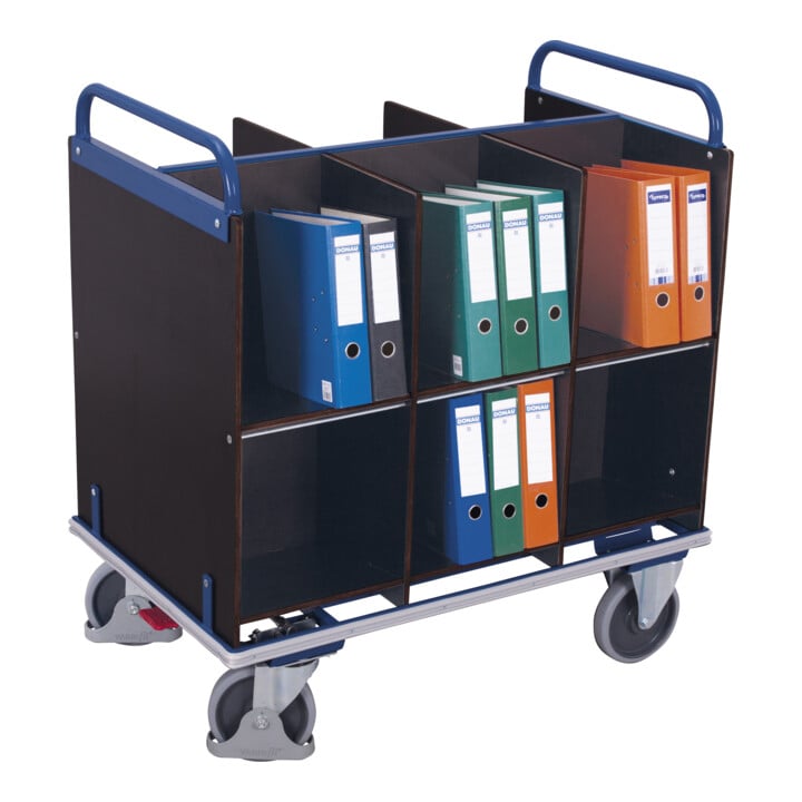 VARIOfit Aktenwagen mit 12 Fächern