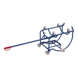 VARIOfit Basculateur de fût avec 4 roulettes en plastique