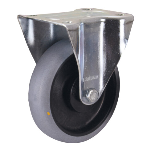 VARIOfit Bockrolle 160 x 40 mm grau elektrisch leitfähig