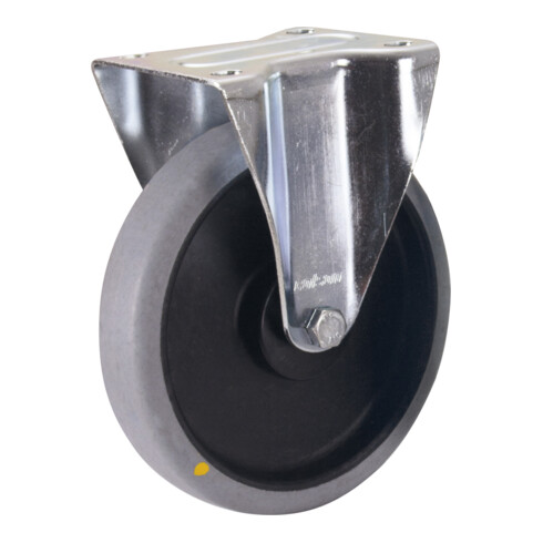 VARIOfit Bockrolle 200 x 40 mm grau elektrisch leitfähig