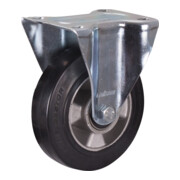 VARIOfit Bockrolle Elastikvollgummi schwarz