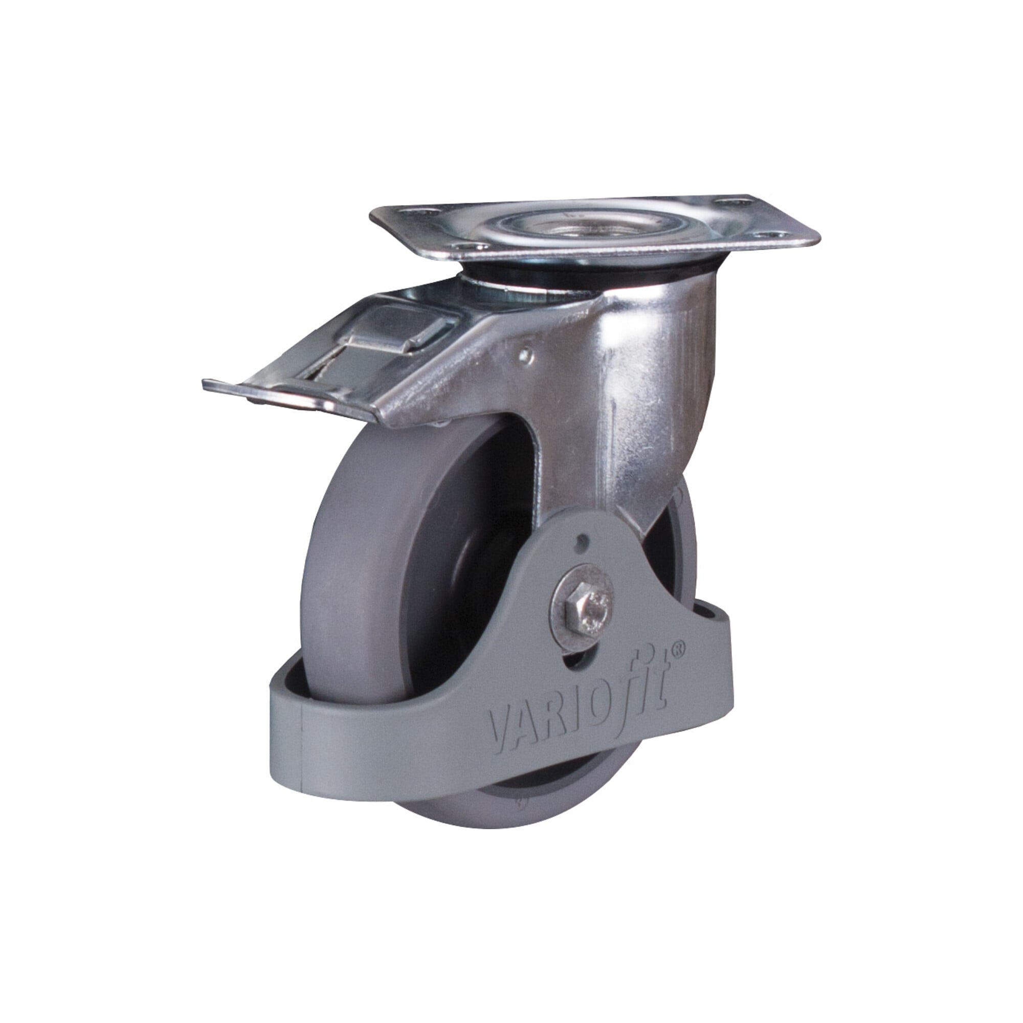 VARIOfit Bremsrolle 125 x 32 mm grau (thermoplastisch) ; Cordes