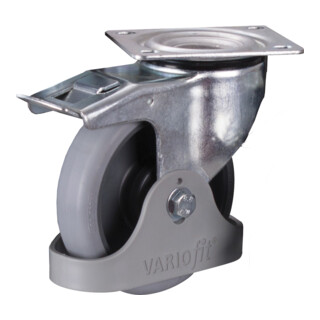 VARIOfit Bremsrolle grau (thermoplastisch)