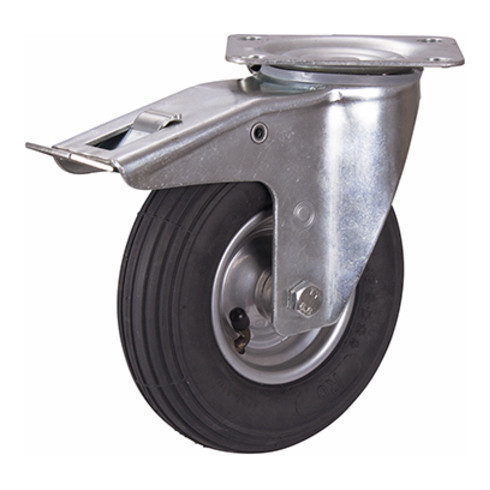 VARIOfit Bremsrolle mit Luftreifen 230 x 65 mm schwarz