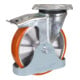 VARIOfit Bremsrolle Polyurethan 200 x 50 mm 92° Shore A