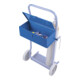 VARIOfit Caisse à outils pour chariot porte-bouteilles en acier pour 2 bouteilles de 40-50 l