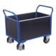 VARIOfit Chariot à 4 parois avec plateau contreplaqué 995 x 650 mm