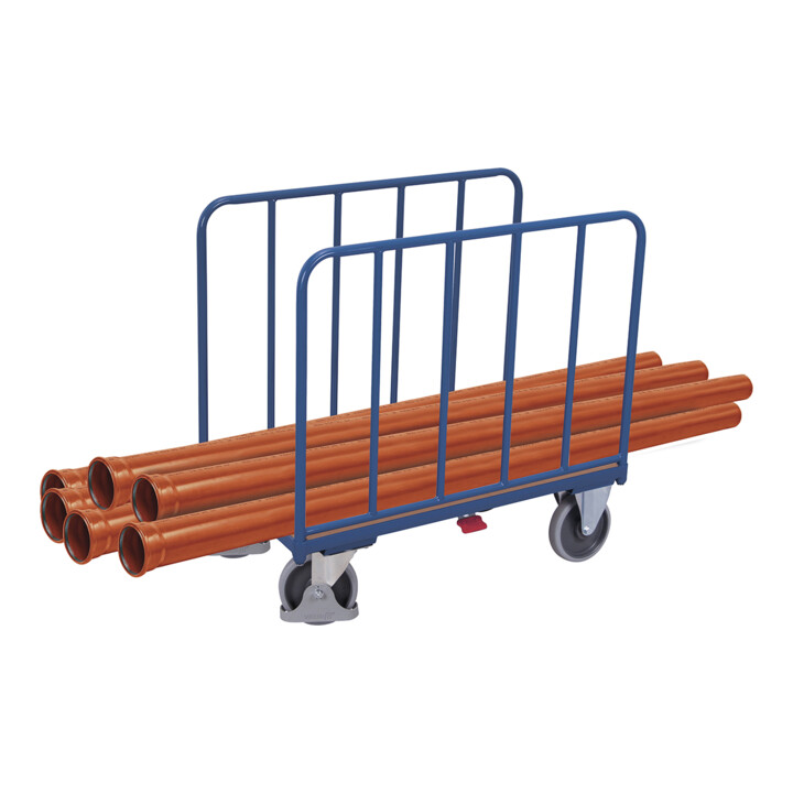 VARIOfit Chariot à barreaux latéraux avec parois tubulaires 1 060 × 540 mm