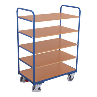VARIOfit Chariot à étages haut, 5 plateaux