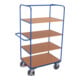 VARIOfit Chariot à étages haut avec plateaux rabattables 975 × 700 mm