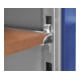 VARIOfit Chariot à étages soudé fixe 1,045 × 685 mm parois en tôle d'acier 4 étagères
