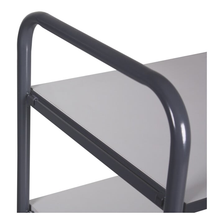 VARIOfit Chariot à plateaux ESD bas 850 × 500 mm