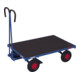 VARIOfit Chariot à plateaux sans ridelle Pneus pneumatiques 1 200 × 800 mm Charge 700 kg