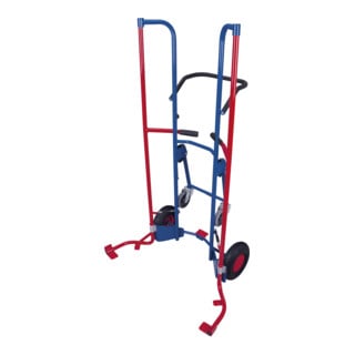 VARIOfit Chariot à pneus avec 2 roues de support, pneus pleins en caoutchouc
