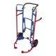 VARIOfit Chariot à pneus avec rallonge télescopique et pneus pneumatiques