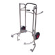 VARIOfit Chariot à pneus bas galvanisé, pneus gonflables