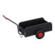 VARIOfit Chariot à ridelles avec pneus pneumatiques 765 × 435 mm