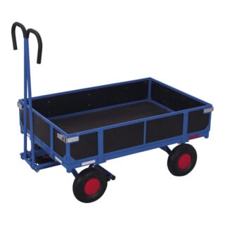 VARIOfit Chariot à plateaux avec ridelle