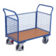 VARIOfit Chariot à trois parois avec grille 850 × 475 mm