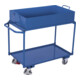 VARIOfit Chariot d’atelier avec 2 plateaux et bac amovible