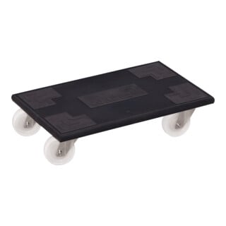 VARIOfit Chariot d’atelier Europa avec roulettes pivotantes en plastique