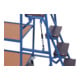 VARIOfit Chariot de préparation avec 3 plateaux hauts