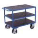 VARIOfit Chariot de table à charges lourdes avec 3 plateaux 995 × 700 mm