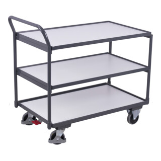 VARIOfit Chariot de table ESD avec 3 plateaux 500657