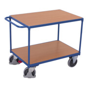 VARIOfit Chariot de table lourd avec 2 plateaux 700500