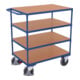 VARIOfit Chariot de table lourd avec 4 plateaux 1 000 × 700 mm