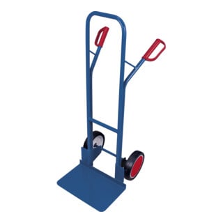 VARIOfit Chariot en tube d'acier avec pneus pleins Pelle 480 × 300 mm