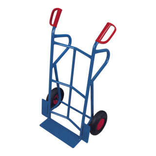 VARIOfit Chariot tubulaire en acier bas, 2 supports, pelle 450 × 120 mm