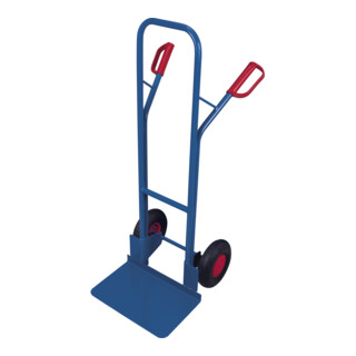 VARIOfit Chariot en tube d'acier Pneus gonflables Pelle 480 × 300 mm