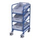 VARIOfit Chariot Euro avec 3 bacs en plastique