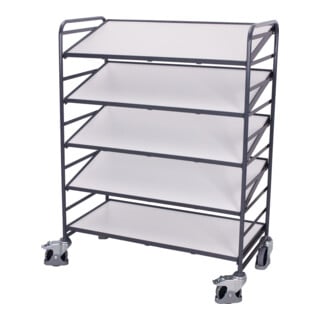 VARIOfit Chariot Euro ESD avec 5 plateaux ESD