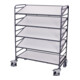 VARIOfit Chariot Euro ESD avec 5 plateaux ESD