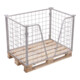 VARIOfit Couvercle de palette type 63 galvanisé 1.200 x 800 mm Hauteur utile 800 mm
