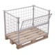VARIOfit Couvercle de palette type 64 galvanisé 1.200 x 800 mm H utile 800 mm