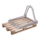 VARIOfit Couvercle de palette type 65 galvanisé 1 200 x 800 mm Hauteur utile 800 mm