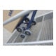 VARIOfit Diable d'escalier avec 2 étoiles de roue à 3 branches Pelle 300 × 255 mm