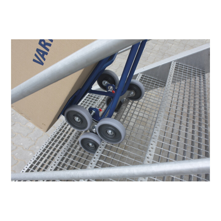 VARIOfit Diable d'escalier avec 2 étoiles de roue à 3 branches Pelle 300 × 255 mm