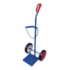 VARIOfit Diable en acier pour 1 bouteille de 40-50 l, pneus pleins, pelle 255 x 260 mm