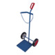 VARIOfit Diable en acier pour bouteille de gaz propane, pneus pleins, pelle 360 x 365 mm H × I × P, chaîne de sécurité 1 035 mm