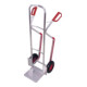 VARIOfit Diable en aluminium anti-crevaison avec patins d’escalier Pelle 320 × 250 mm
