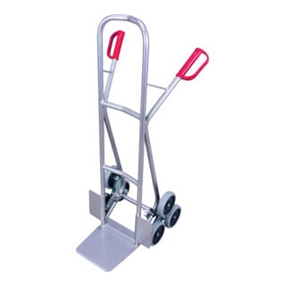 VARIOfit Diable en aluminium avec 2 étoiles de roue à trois bras Pelle 300 x 255 mm