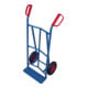 VARIOfit Diable en tube d'acier bas, pneus pneumatiques, pelle 450 x 120 mm