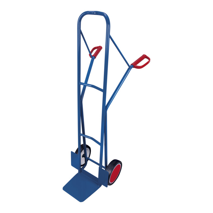 VARIOfit Diable en tube d’acier haut Pneumatiques pleins Pelle 300 × 260 mm