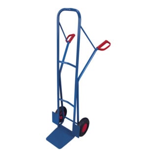 VARIOfit Diable en tube d’acier haut Pneus gonflables Pelle 300 × 260 mm