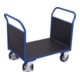 VARIOfit Doppel-Stirnwandwagen mit Siebdruckplatte 995 x 700 mm