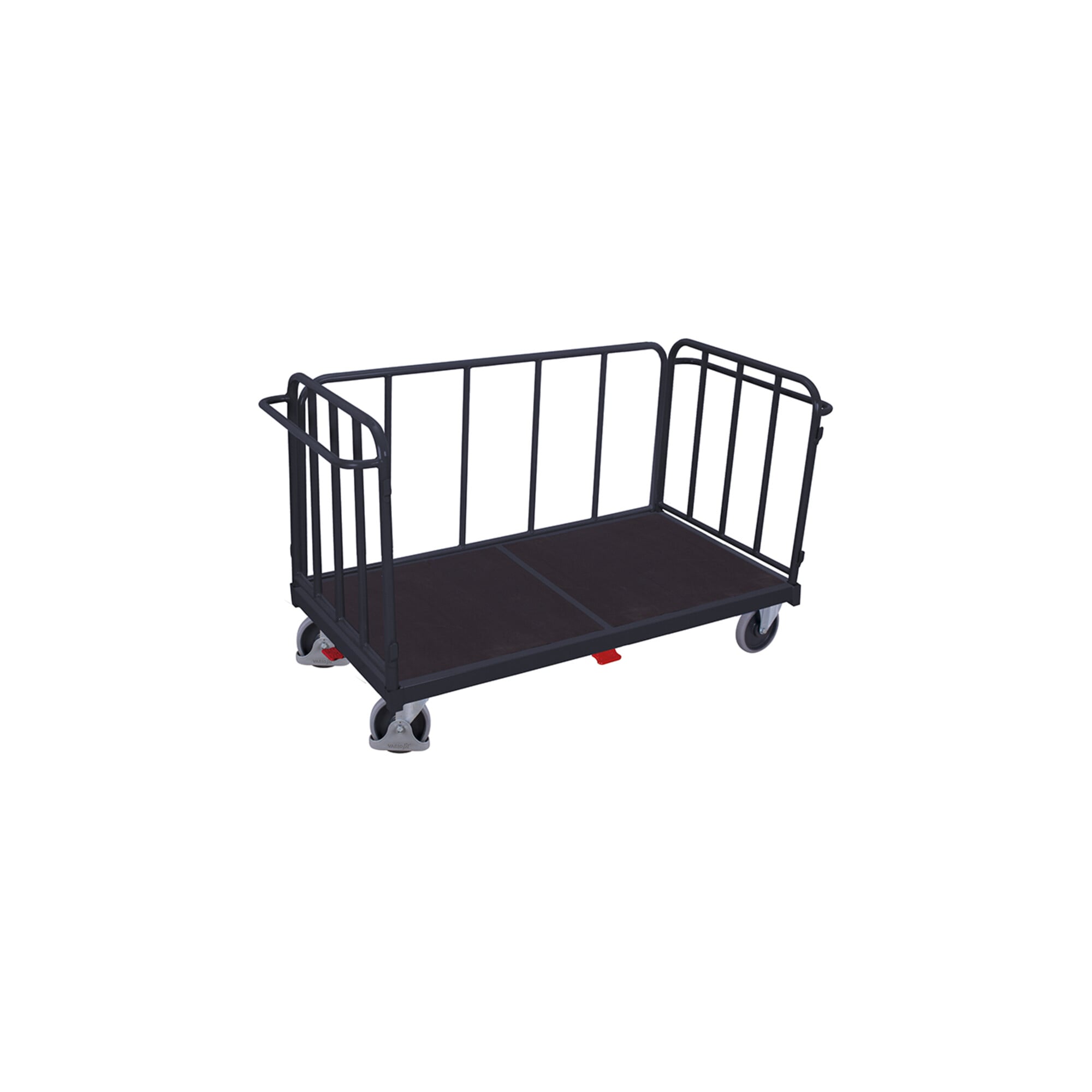 VarioFit Dreiwandwagen mit senkrechten Streben RAL 7016